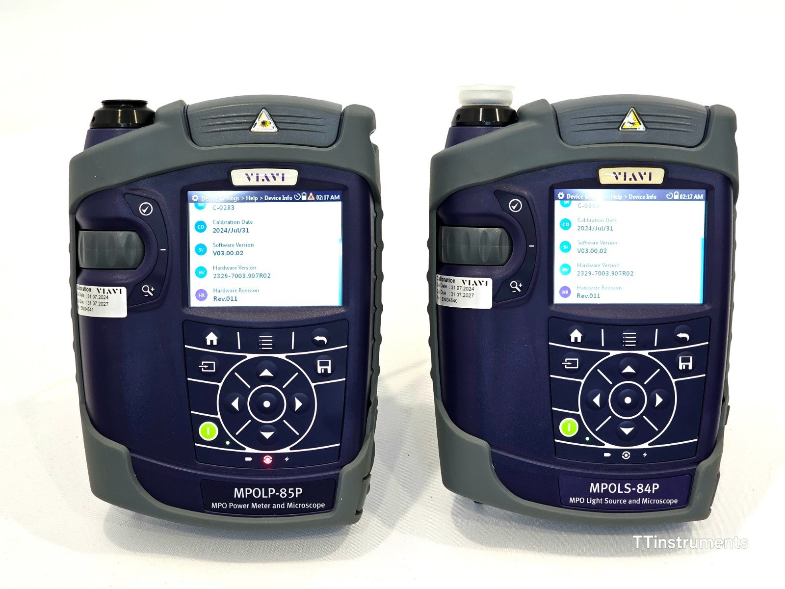 Calibrated Viavi MPO Optical Loss Test Set MM Tier 1 Certification LS PM + Scope