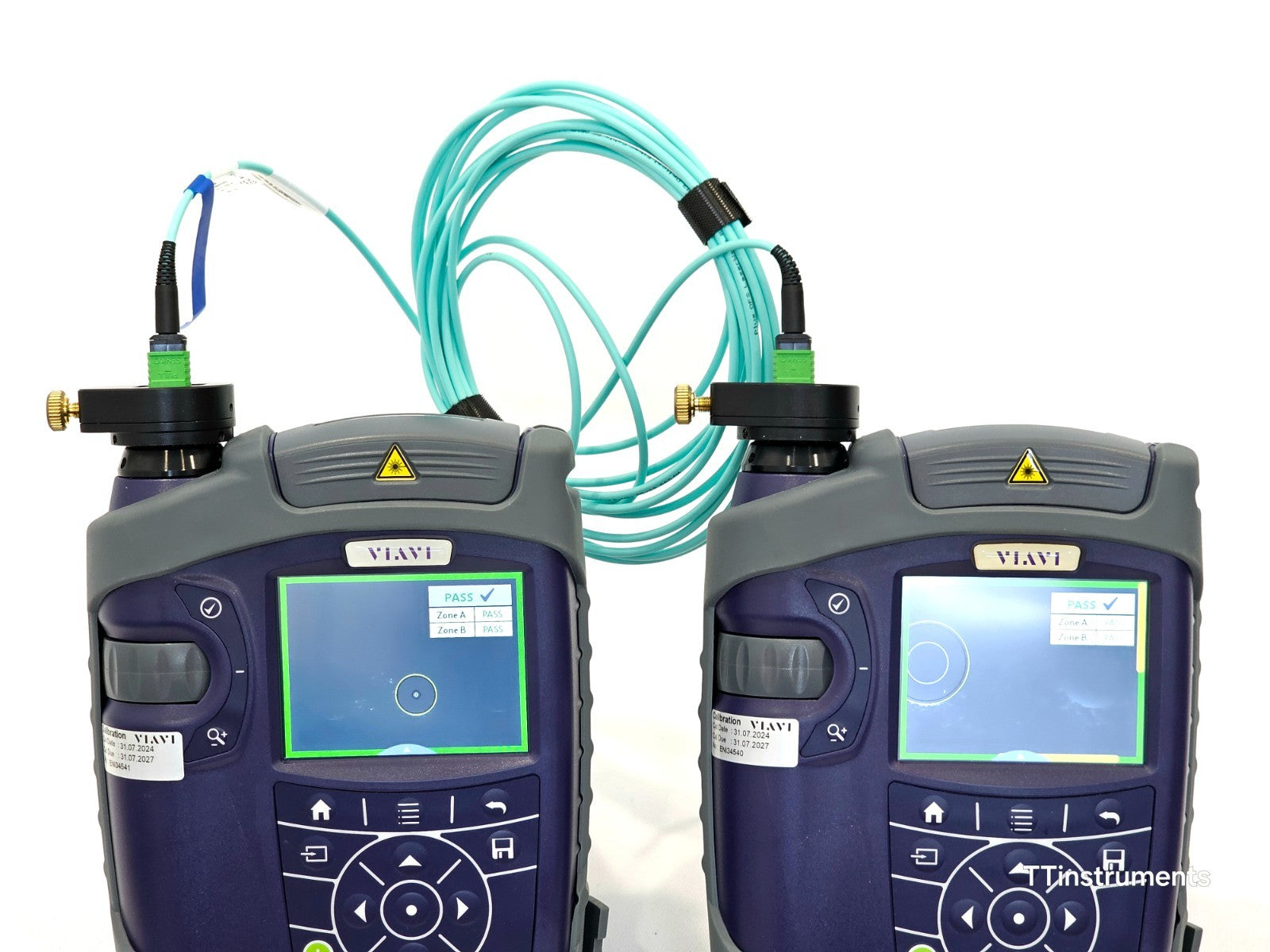 Calibrated Viavi MPO Optical Loss Test Set MM Tier 1 Certification LS PM + Scope