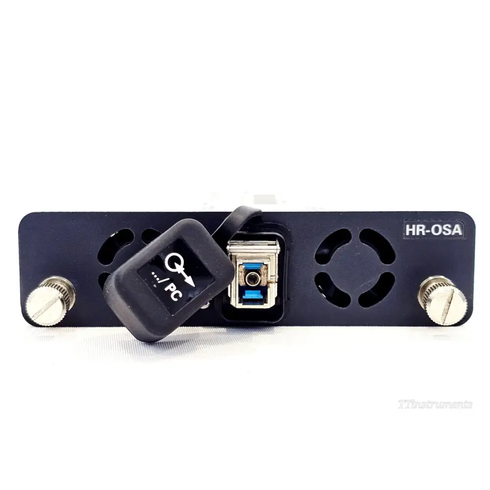 Viavi OSA-110R in-band OSNR module with FC connector fitted to MTS 6000A V2