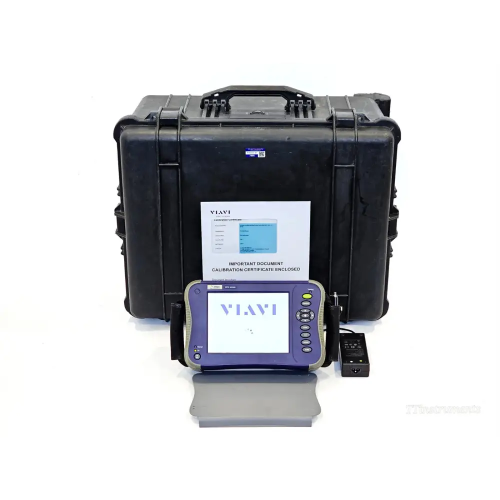 Viavi MTS 6000A V2 mainframe with OSA-610 module — front view showing display and keypad