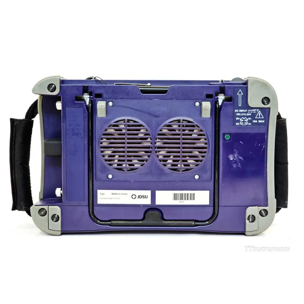Peli carry case containing Viavi MTS 6000A V2, OSA-610 module and included accessories