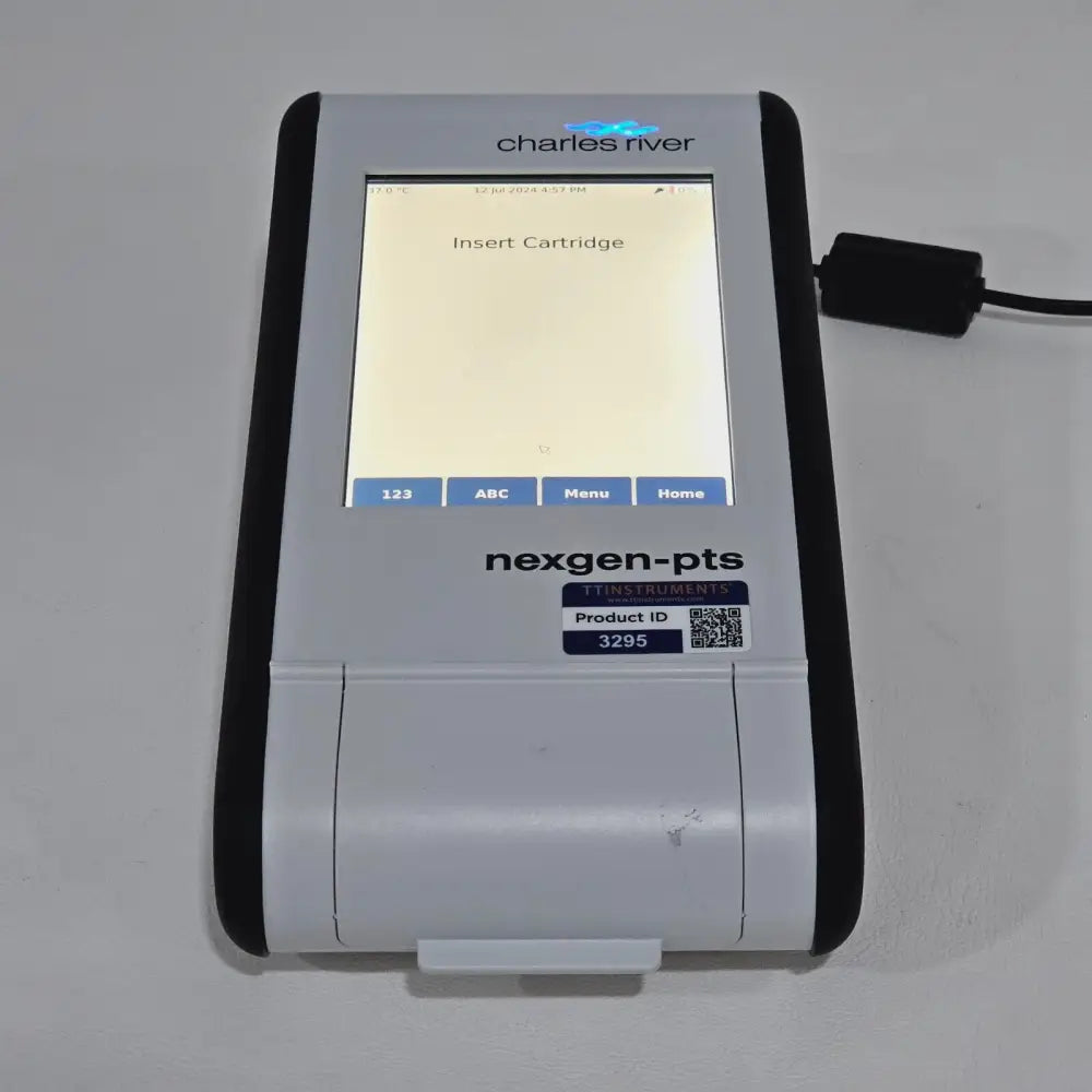Charles River nexgen-PTS PTS150 handheld spectrophotometer three-quarter angle view