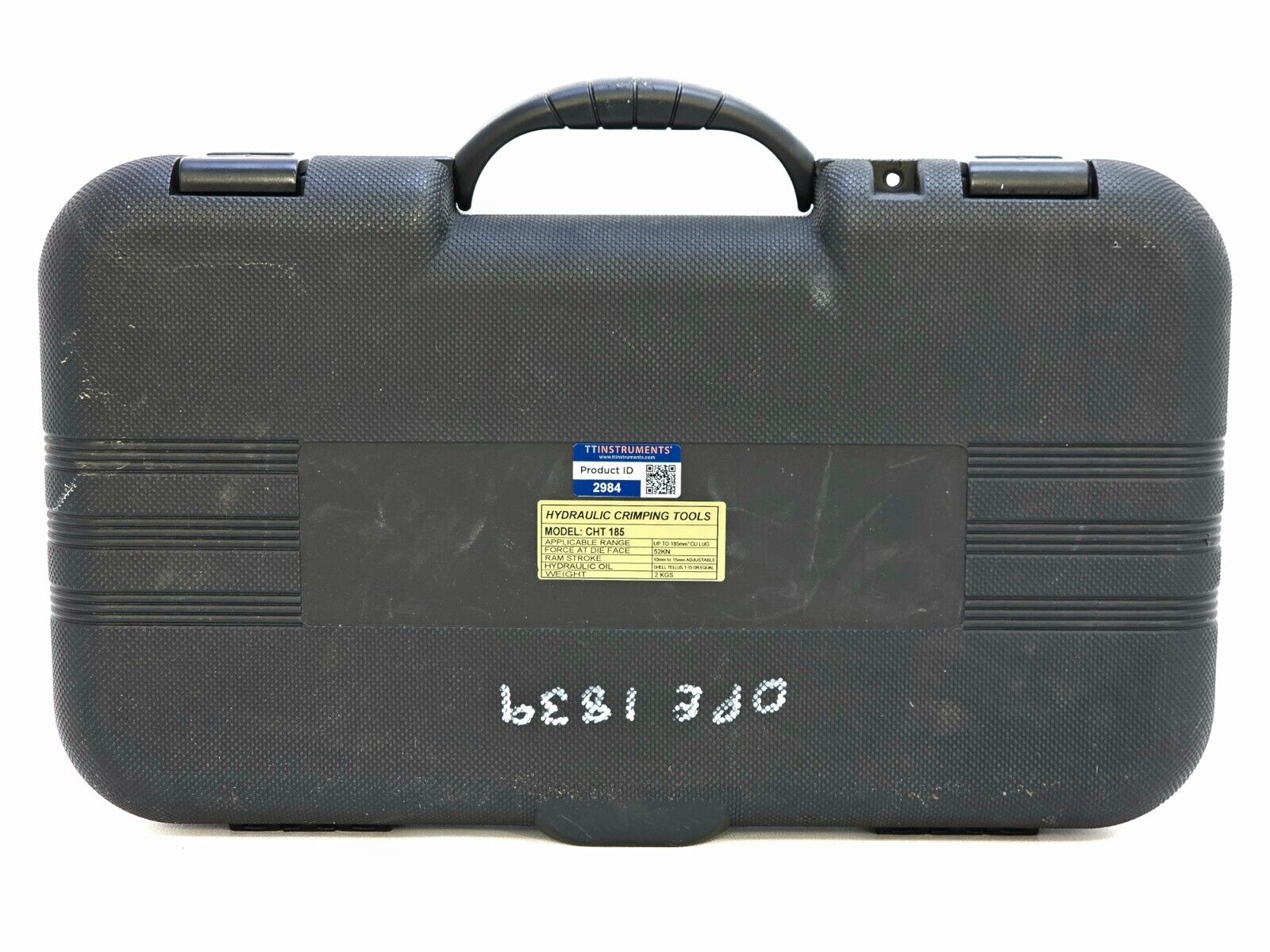 CHT 185 Hydraulic Crimp Tool 52KN 10mm to 15mm Adjustable 2KG UPTO 185mm² CU LUG