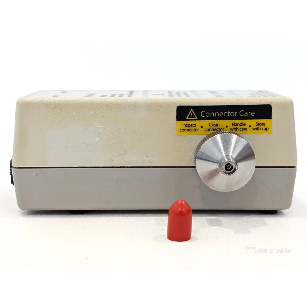 Keysight N4692A ECal module 2.92 mm port B connector close-up detail