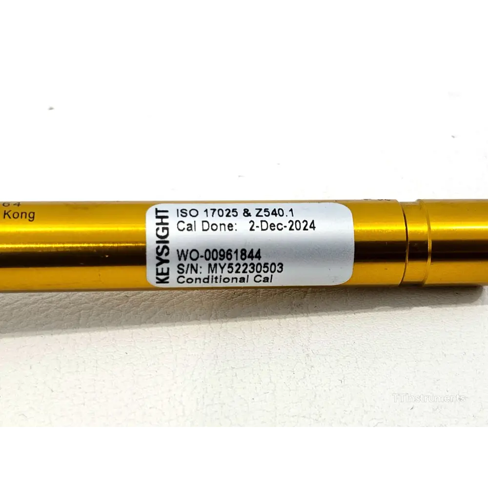 Agilent N4692A ECal module connector end view showing both 2.92 mm ports