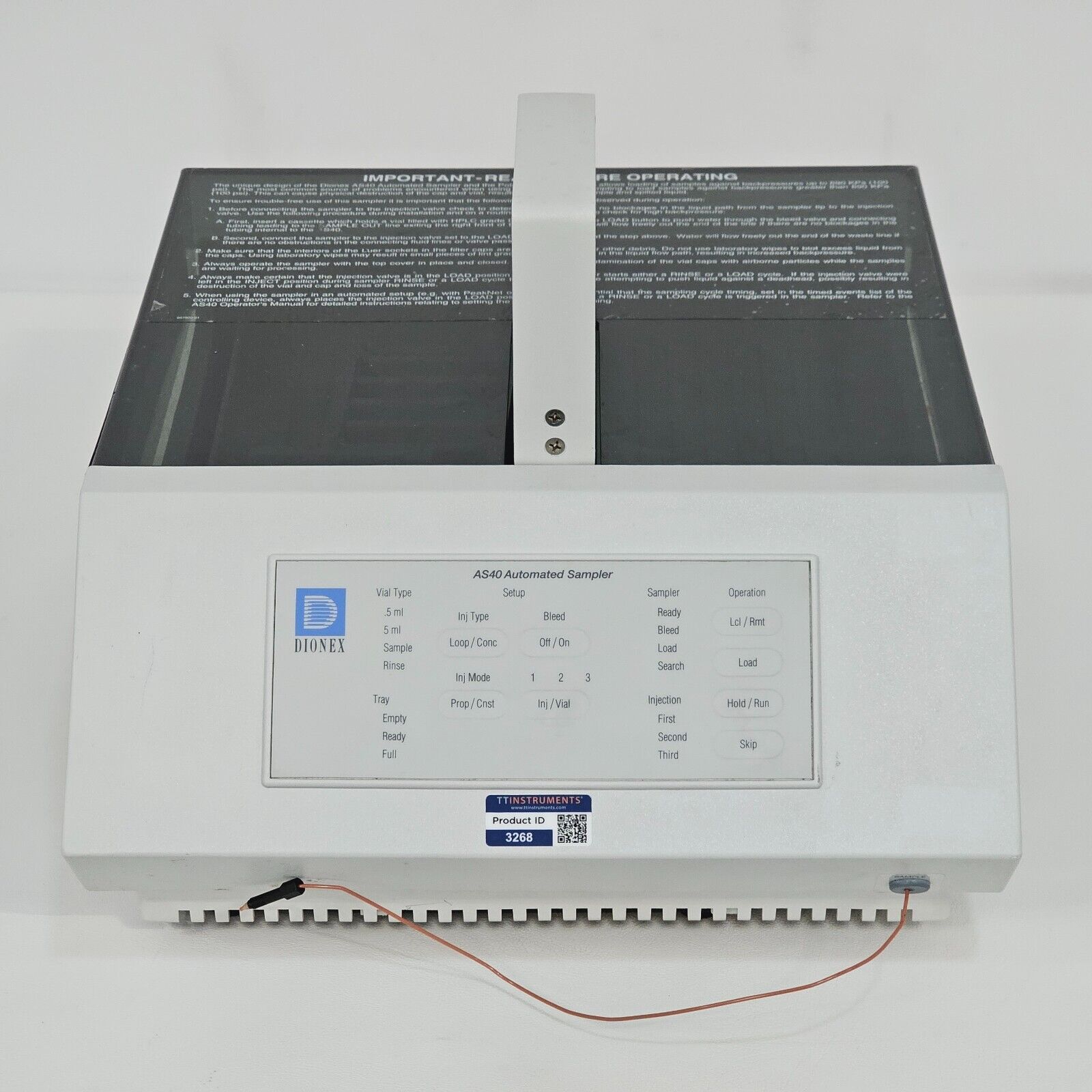 Dionex As40 Automated Sampler AS40-1