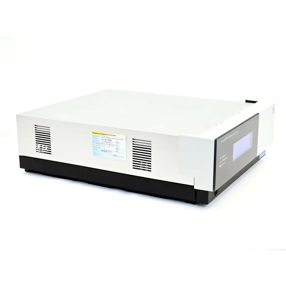 Dionex VWD-3400RS UltiMate 3000 RS Variable Wavelength Detector top and rear view with service label