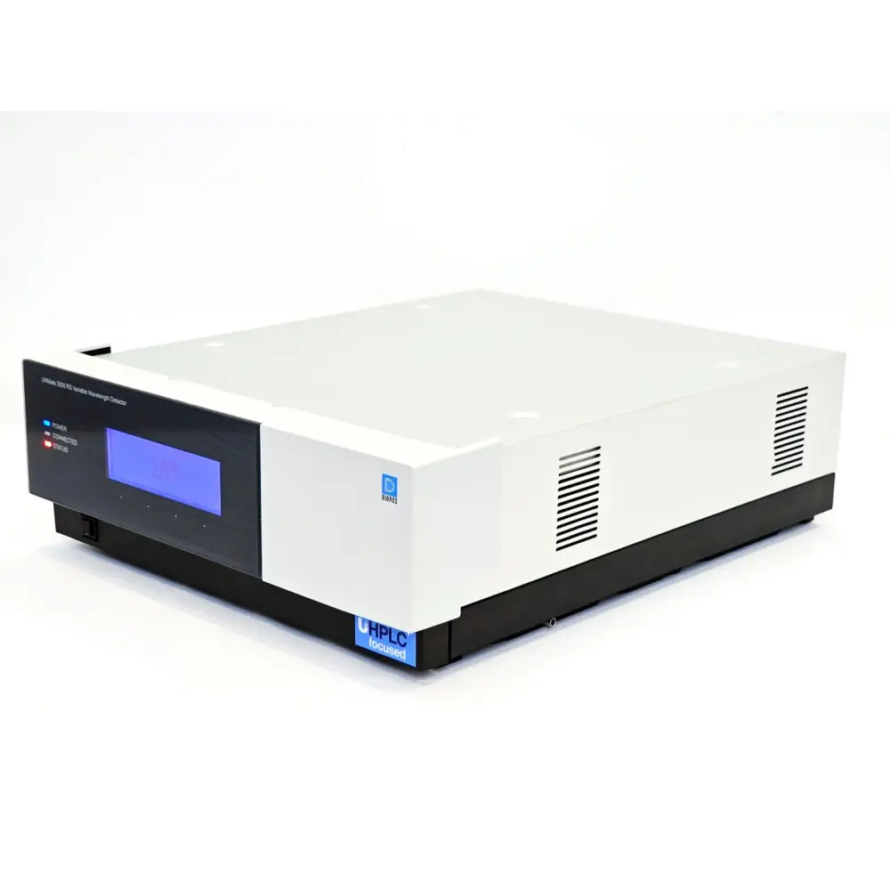 Dionex VWD-3400RS UltiMate 3000 RS Variable Wavelength Detector front-left angle view UHPLC focused