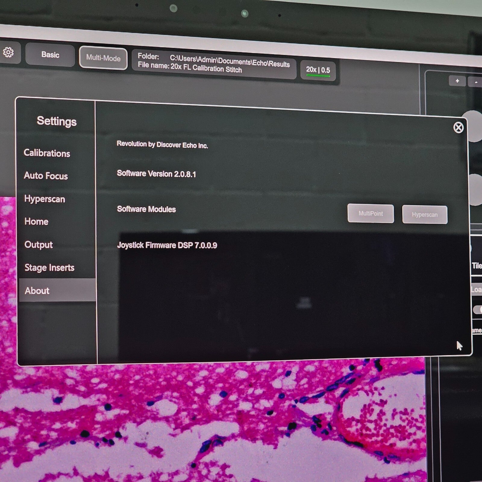 ECHO Revolution RON-B Automated Microscope w/ 4X Objectives & Chroma Optical F