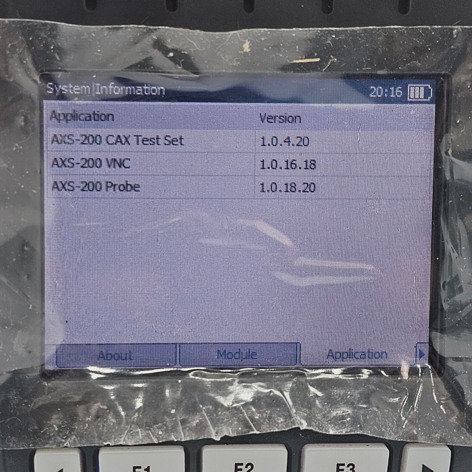 EXFO AXS 200/620 Sharp Tester AXS-620 ADSL2+ Triple Play Set Annex A DATA FTP I