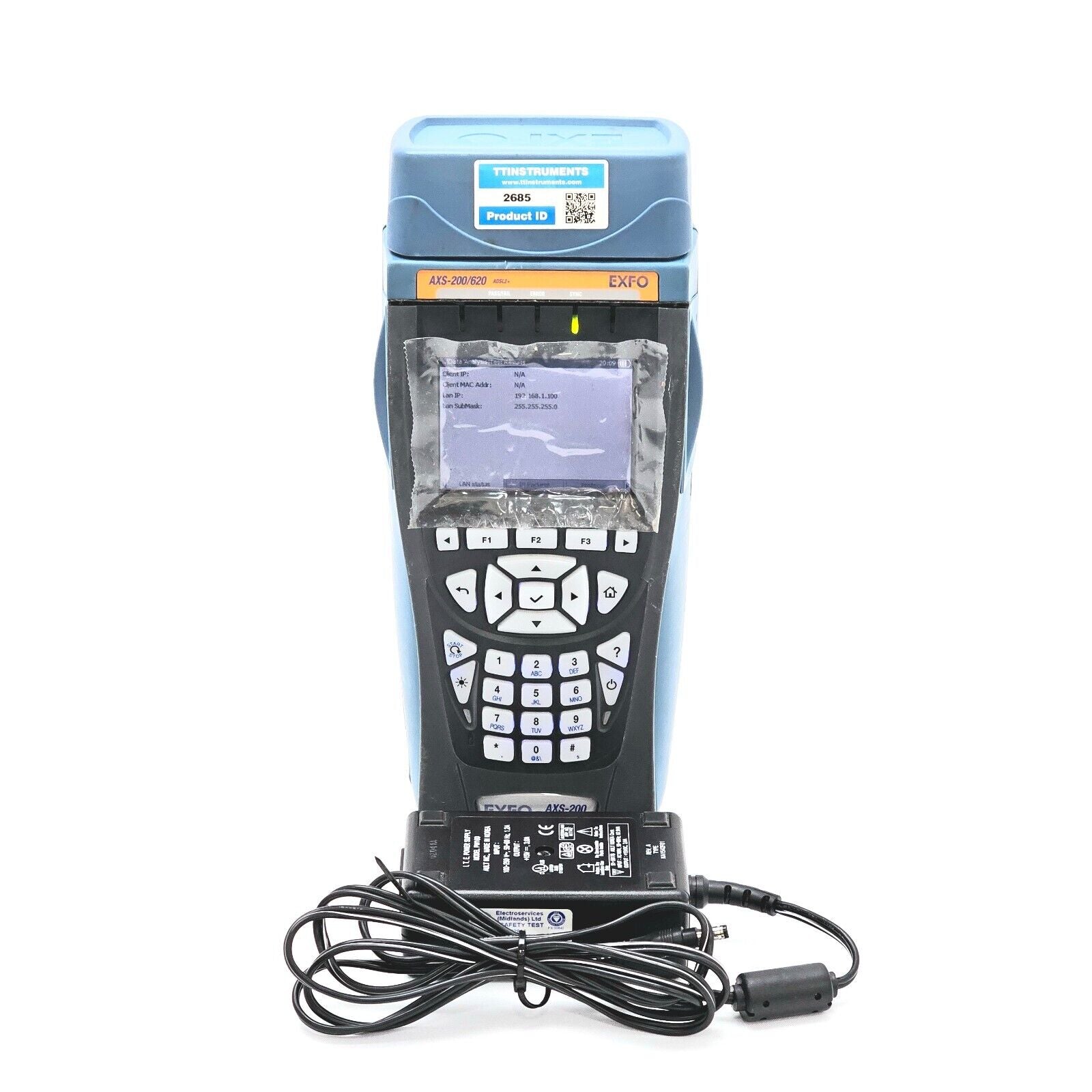 EXFO AXS 200/620 Sharp Tester AXS-620 ADSL2+ Triple Play Set Annex A DATA FTP I