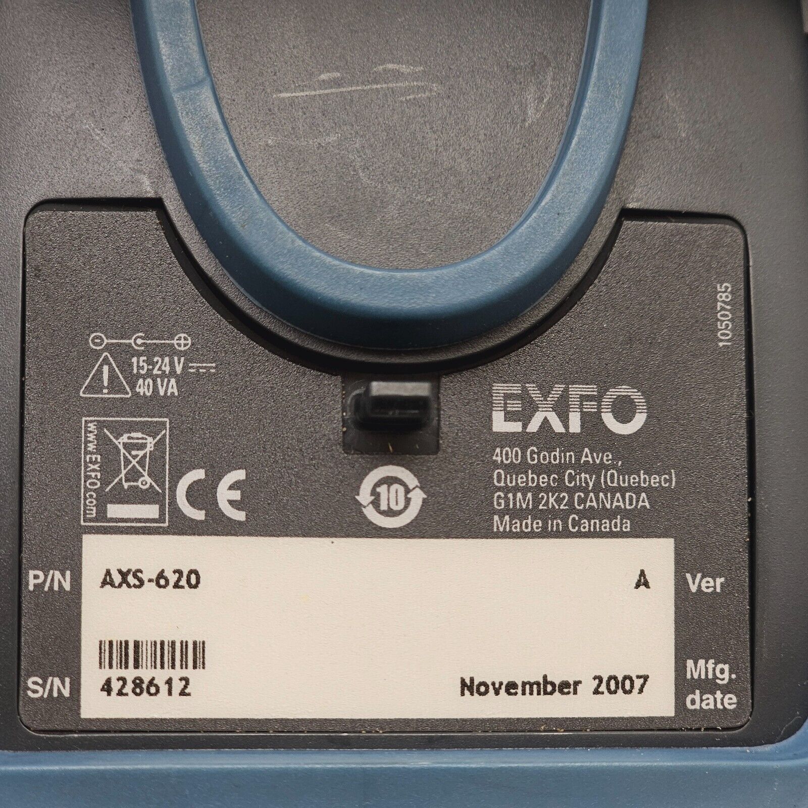 EXFO AXS 200/620 Sharp Tester AXS-620 ADSL2+ Triple Play Set Annex A DATA FTP I