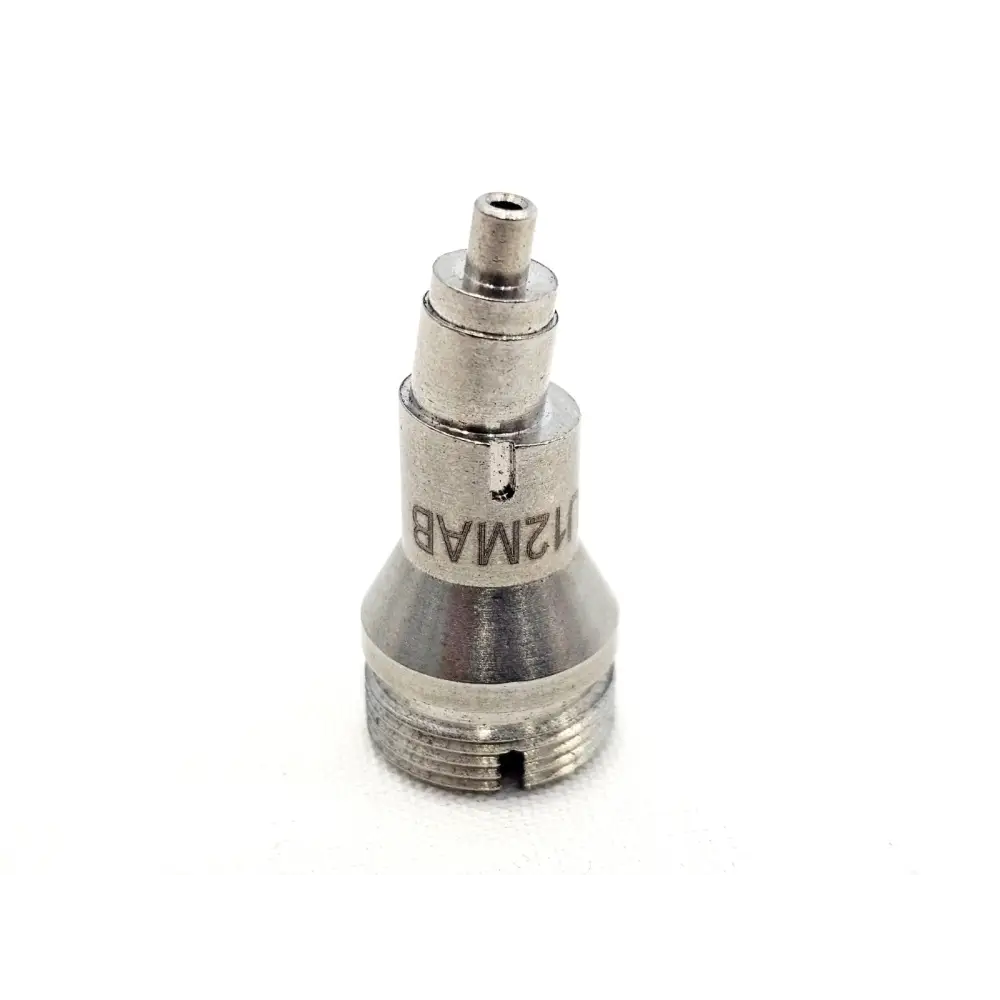 EXFO U12MAB fibre scope adapter for 1.25mm APC ferrules, stainless steel, U12MAB marking visible