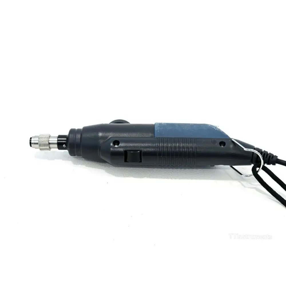 EXFO FIP-400 fibre inspection probe side view showing 8-pin mini-DIN connector port, body buttons and grip