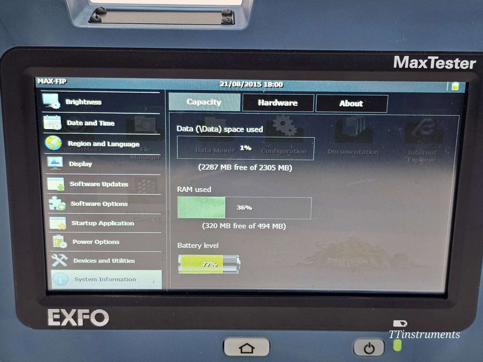 EXFO FIP-430B Fiber Inspection Scope with 4 Tips + MAX-FIP Viewer