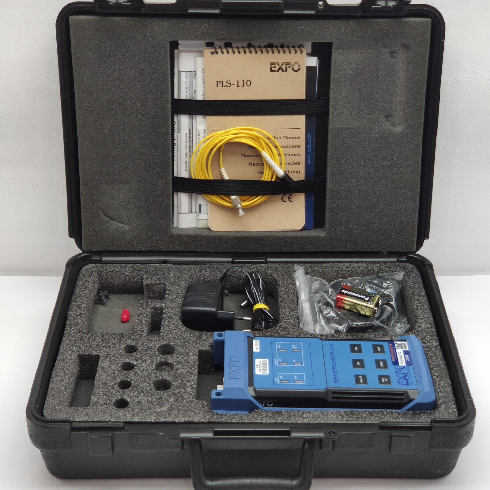 EXFO FLS-110 Optical Polarized Light Source - Ideal 4 PMD Measurements 1550 nm