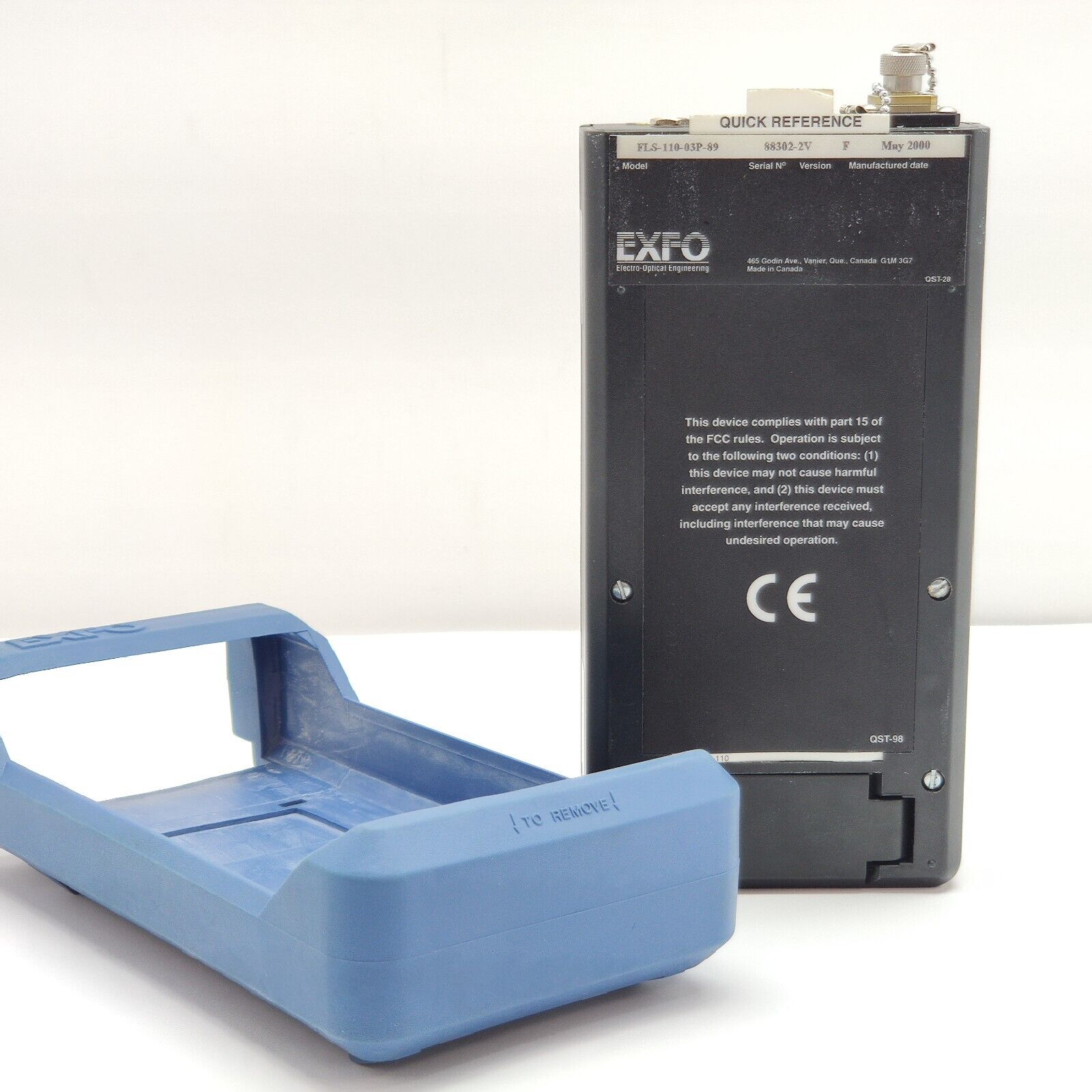 EXFO FLS-110 Optical Polarized Light Source - Ideal 4 PMD Measurements 1550 nm