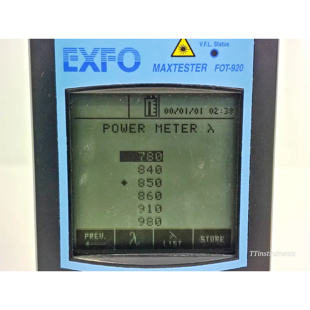 EXFO FOT-920 MaxTester Optical Loss Tester 1310/1550 SM OLT FOT-922
