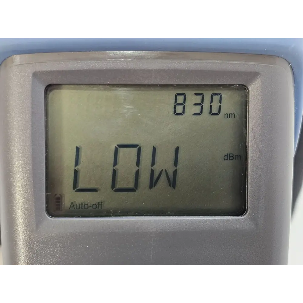 EXFO FPM-300 handheld power meter keypad and function buttons detail view