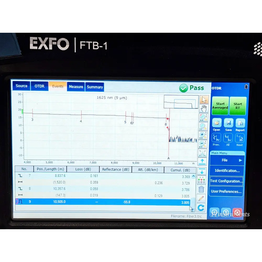 EXFO FTB-1 power adapter and stylus accessories supplied with the FTB-730 OTDR system