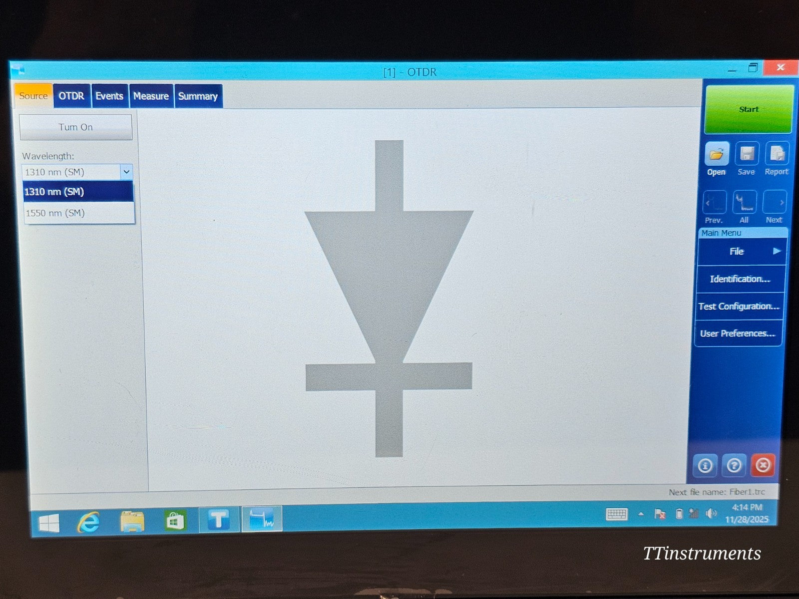 EXFO FTB-1 Pro FTB-720Gv2-SM1 1310/1550 nm OTDR iOLM APC-SC FTB-720 SM1