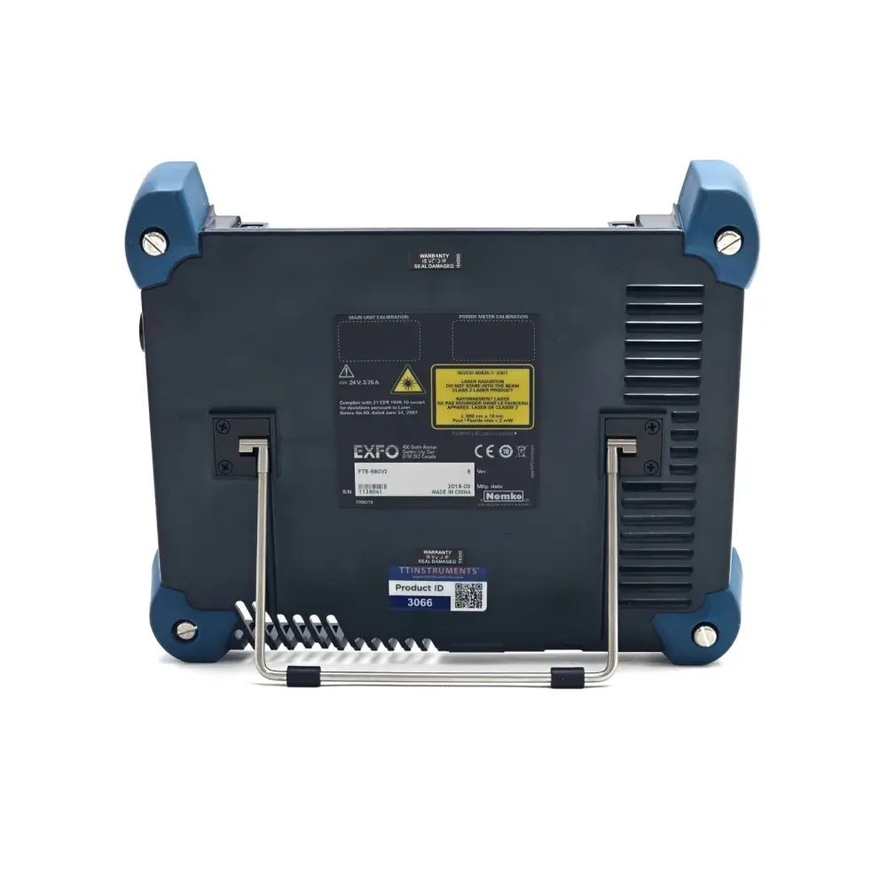 EXFO FTB-1 Pro back panel with integrated FTB-880V2 NetBlazer module, front-facing view