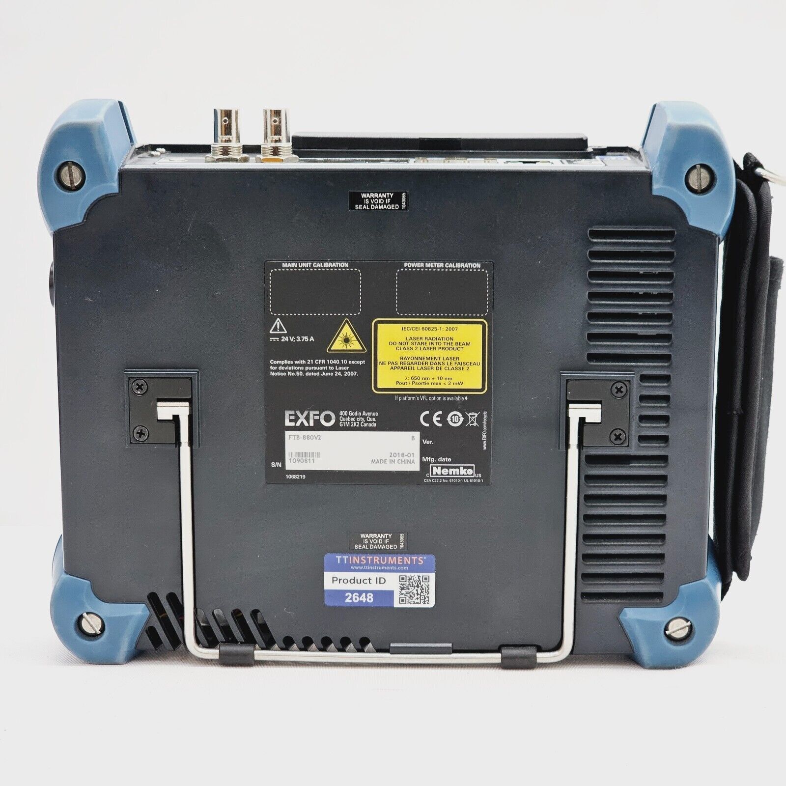 EXFO FTB-1 Pro FTB-880v2 10G / 1G LAN WAN Ethernet Bert Tester RFC 2544 & 6349