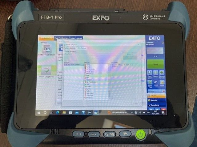 EXFO FTB-1 Pro FTB-880v2 10G / 1G LAN WAN Ethernet Bert Tester RFC 2544 & 6349