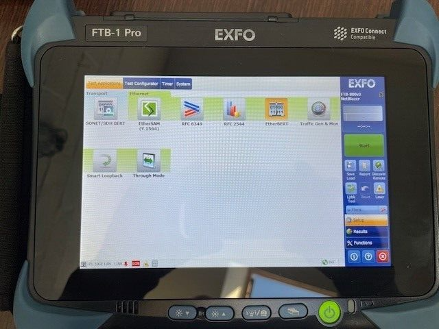 EXFO FTB-1 Pro FTB-880v2 10G / 1G LAN WAN Ethernet Bert Tester RFC 2544 & 6349