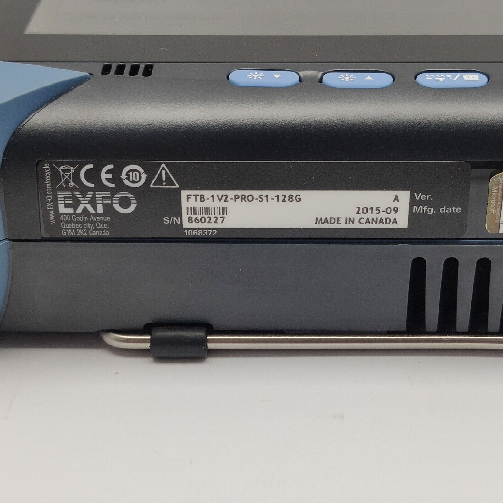 EXFO FTB-1 Pro w/ FTB-880v2 NetBlazer L2 OTN ODU 52M iORF PIM Loaded w/ Options