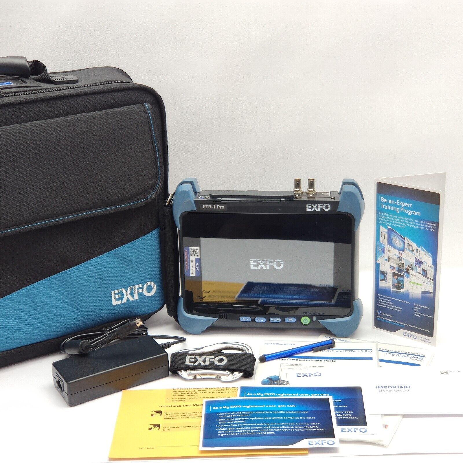 EXFO FTB-1 Pro w/ FTB-880v2 NetBlazer OTN ODU SDH SONET PDH L2-Transparency 52M