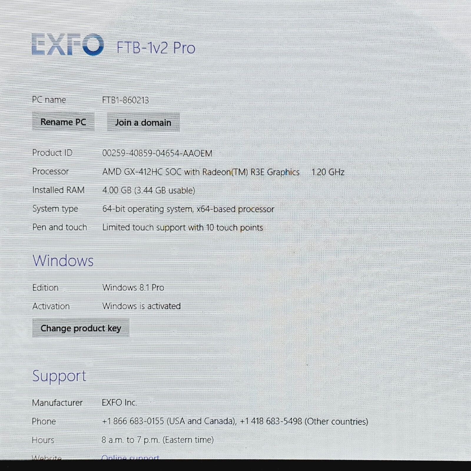 EXFO FTB-1 Pro w/ FTB-880v2 NetBlazer SDH SONET PDH 52M Tester