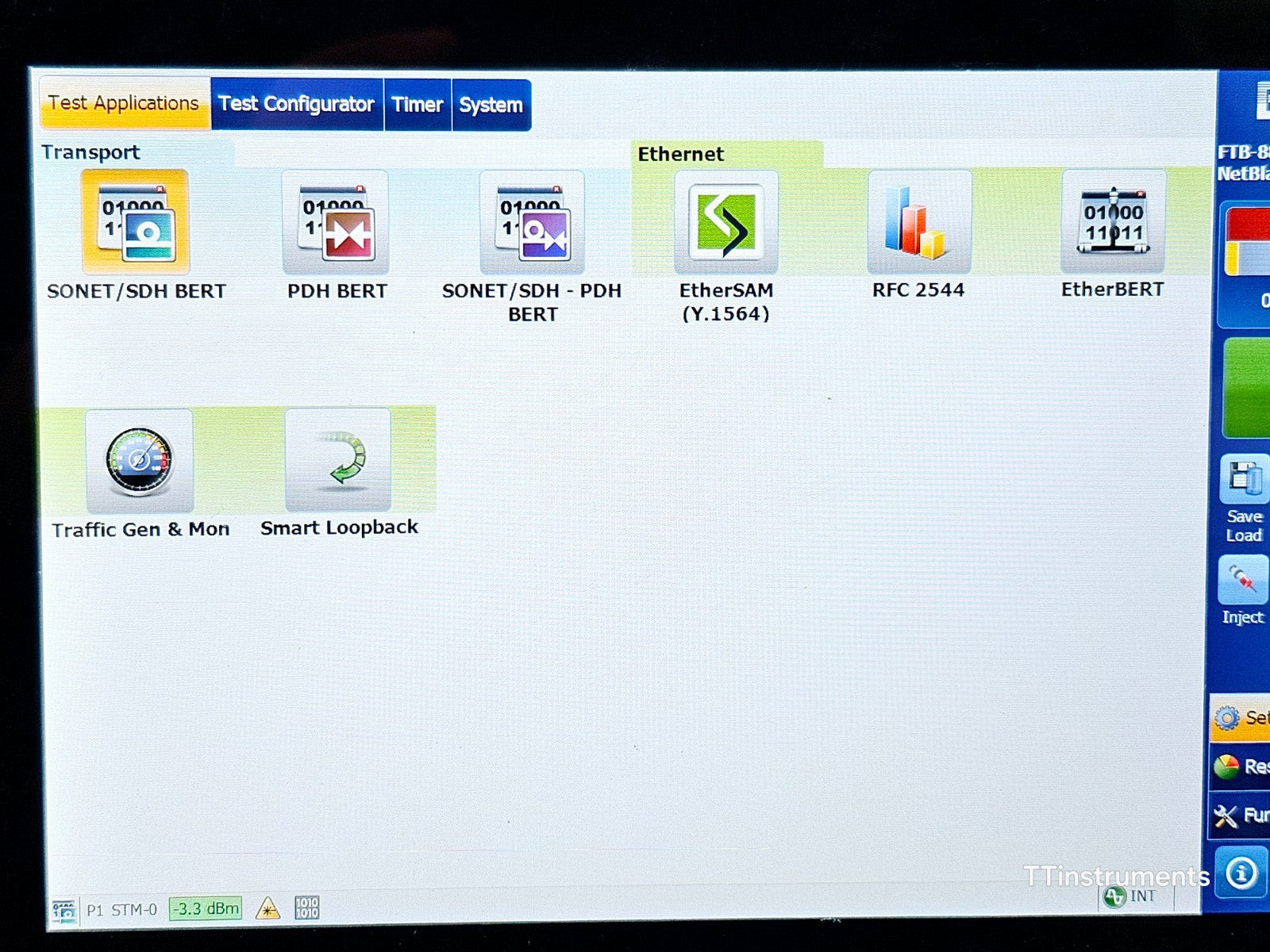 EXFO FTB-1 Pro with FTB-880v2 NetBlazer SDH SONET PDH 52M Tester