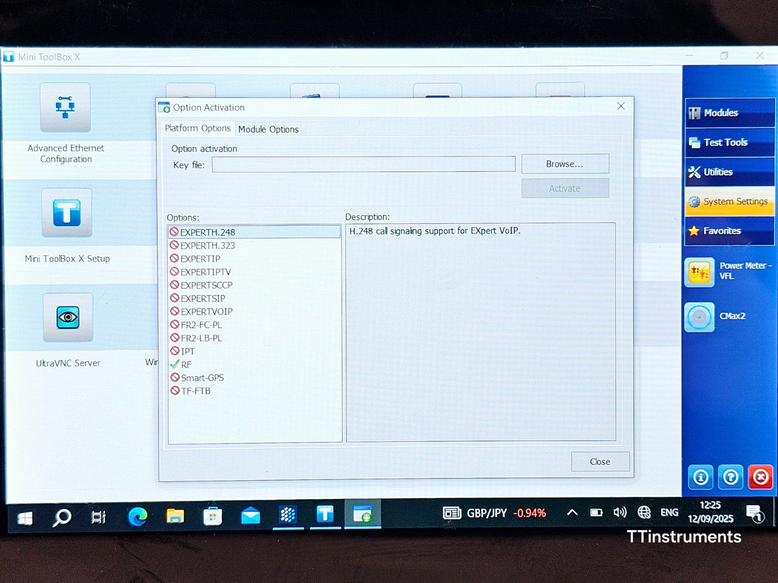 EXFO FTB-1 Pro with FTB-880v2 NetBlazer SDH SONET PDH 52M Tester