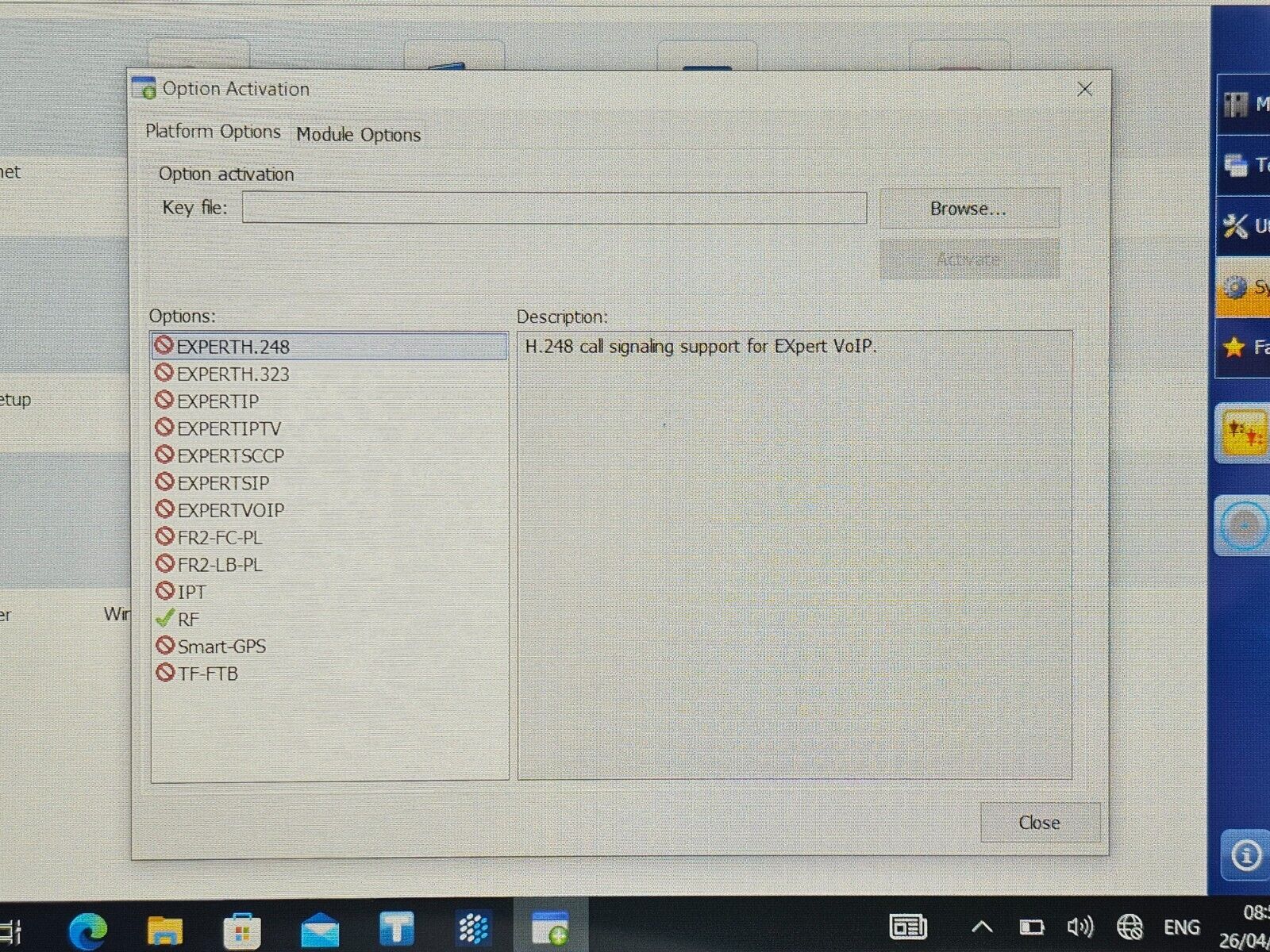 EXFO FTB-1 V2-Pro Mainframe with Power Meter & VFL FTB-880 v2 52M PDH SONET SDH