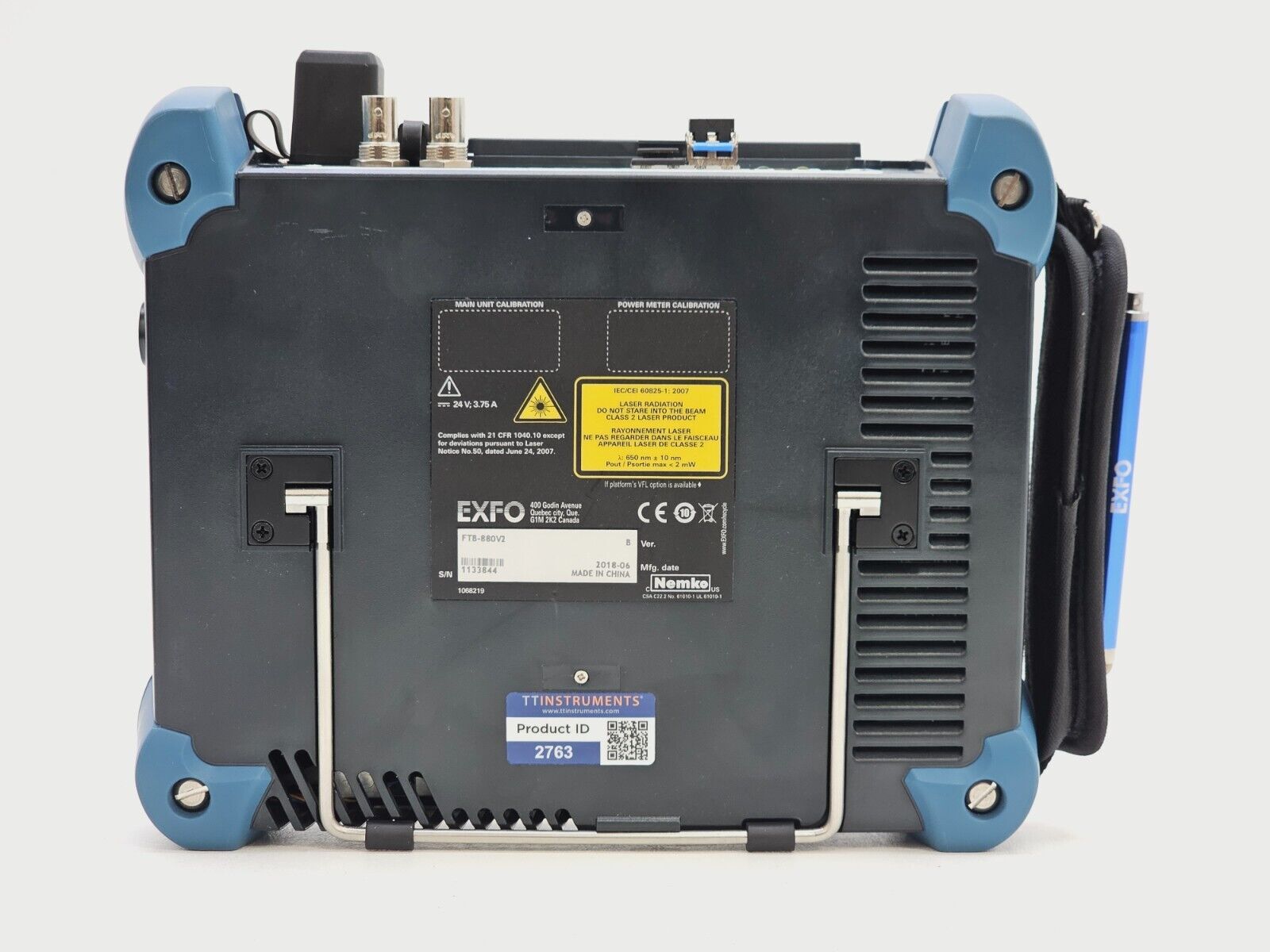 EXFO FTB-1 V2-Pro Mainframe with Power Meter & VFL FTB-880 v2 52M PDH SONET SDH