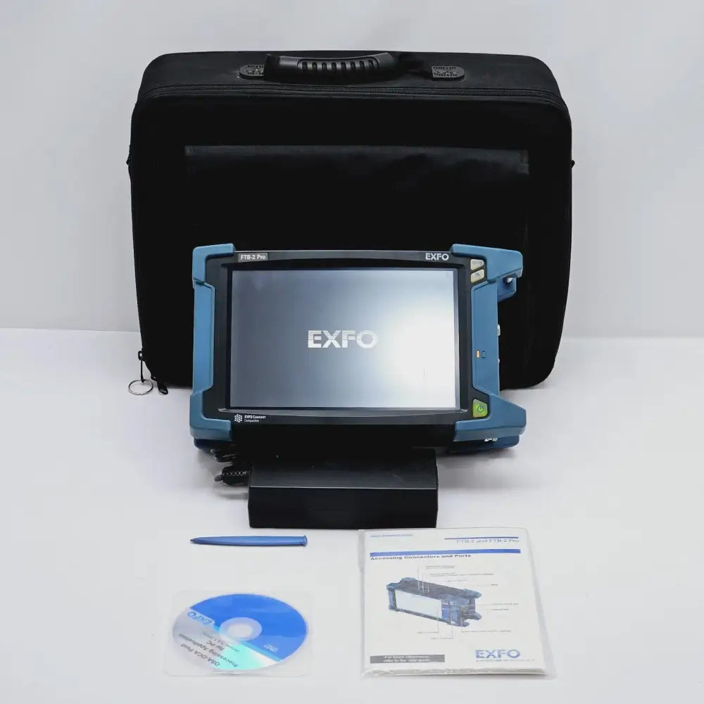 EXFO FTB-2 Pro platform with FTB-7400E multi-wavelength OTDR modules, front view