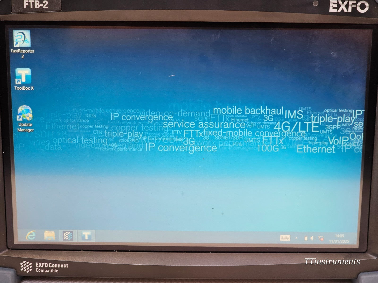 EXFO FTB-2 with FTB-7400E 1310/1550/1625 nm OTDR APC 42/41/41 dB FTB-7400-0234B