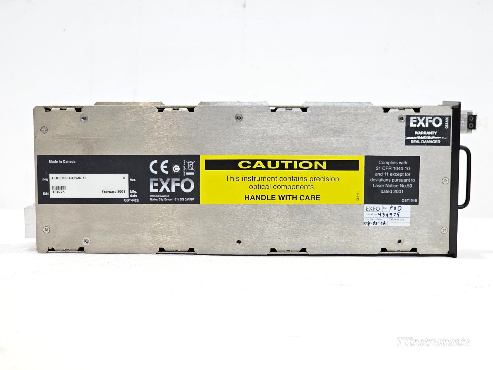 EXFO FTB-200 + FTB-5700 Single-Ended CD & PMD Dispersion Analyzer