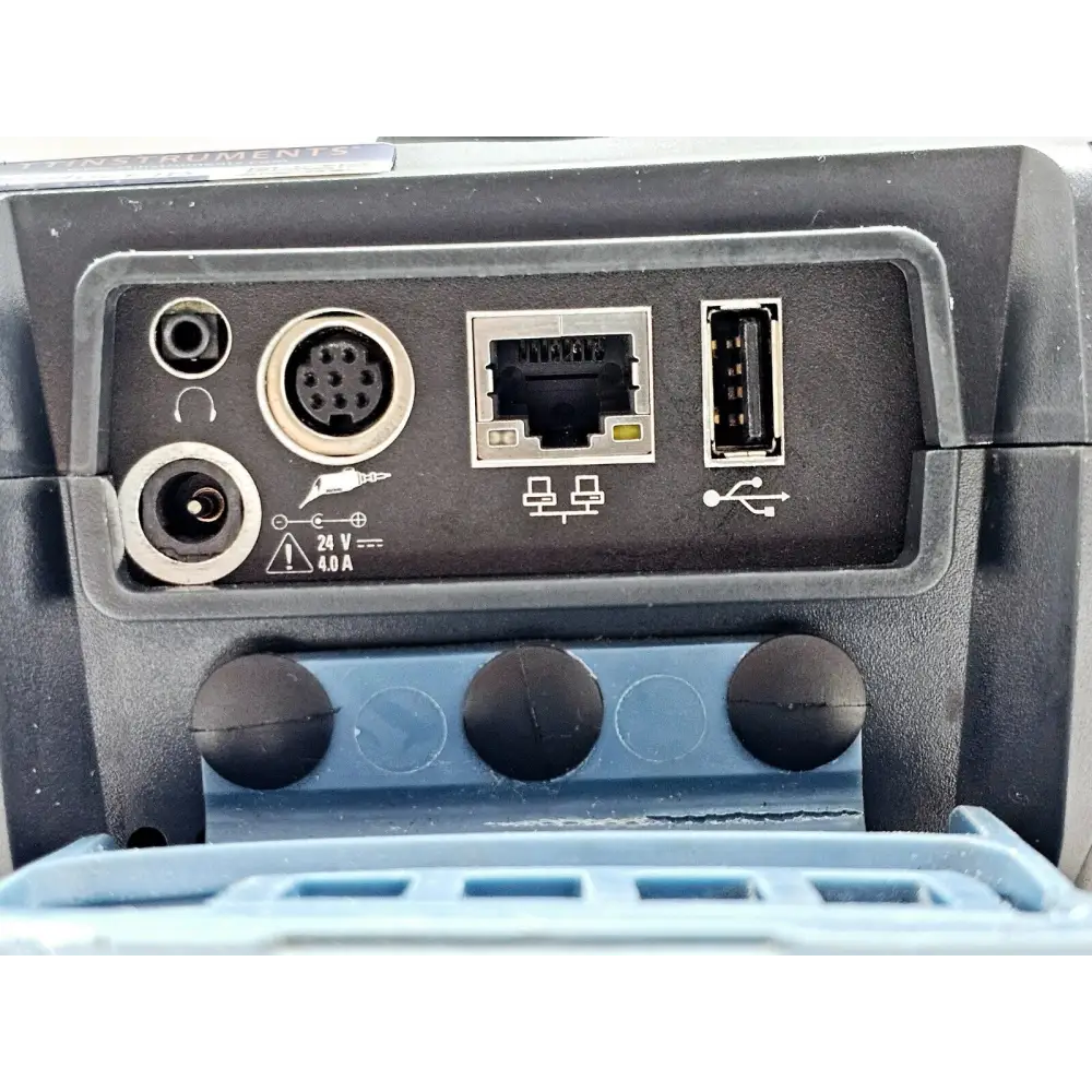 EXFO FTB-200 V2 mainframe angled three-quarter front view