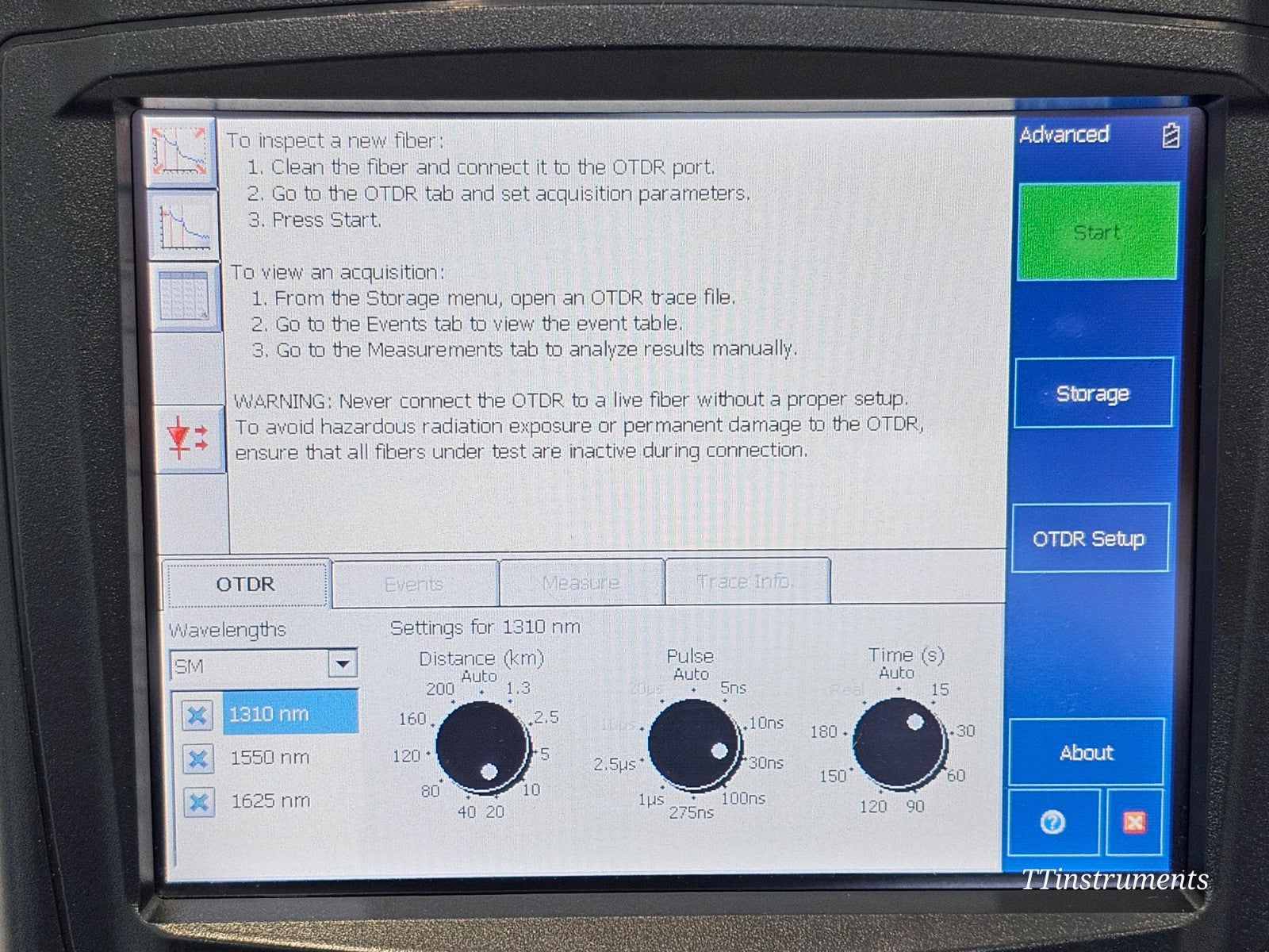 EXFO FTB-200 with FTB-7300D 1310/1550/1625 nm OTDR PC 38/37/35 dB FTB-7300D-234B