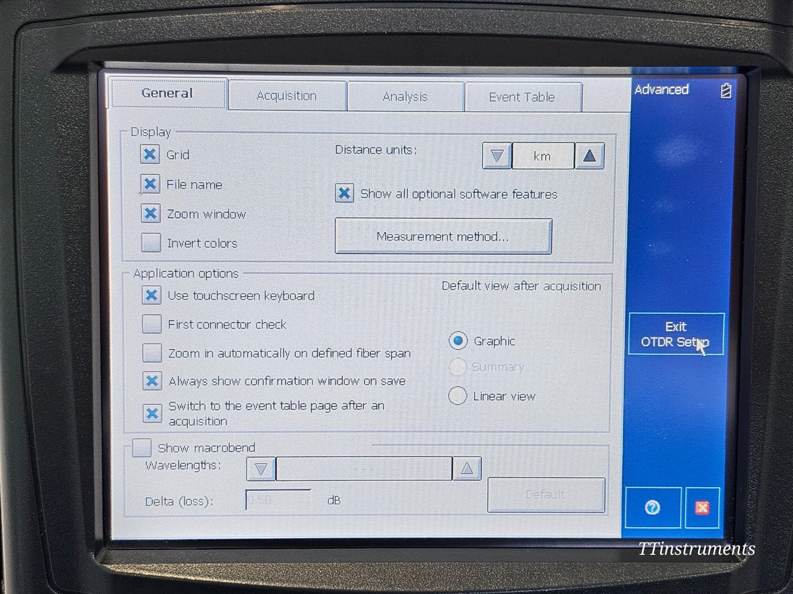 EXFO FTB-200 with FTB-7300D 1310/1550/1625 nm OTDR PC 38/37/35 dB FTB-7300D-234B