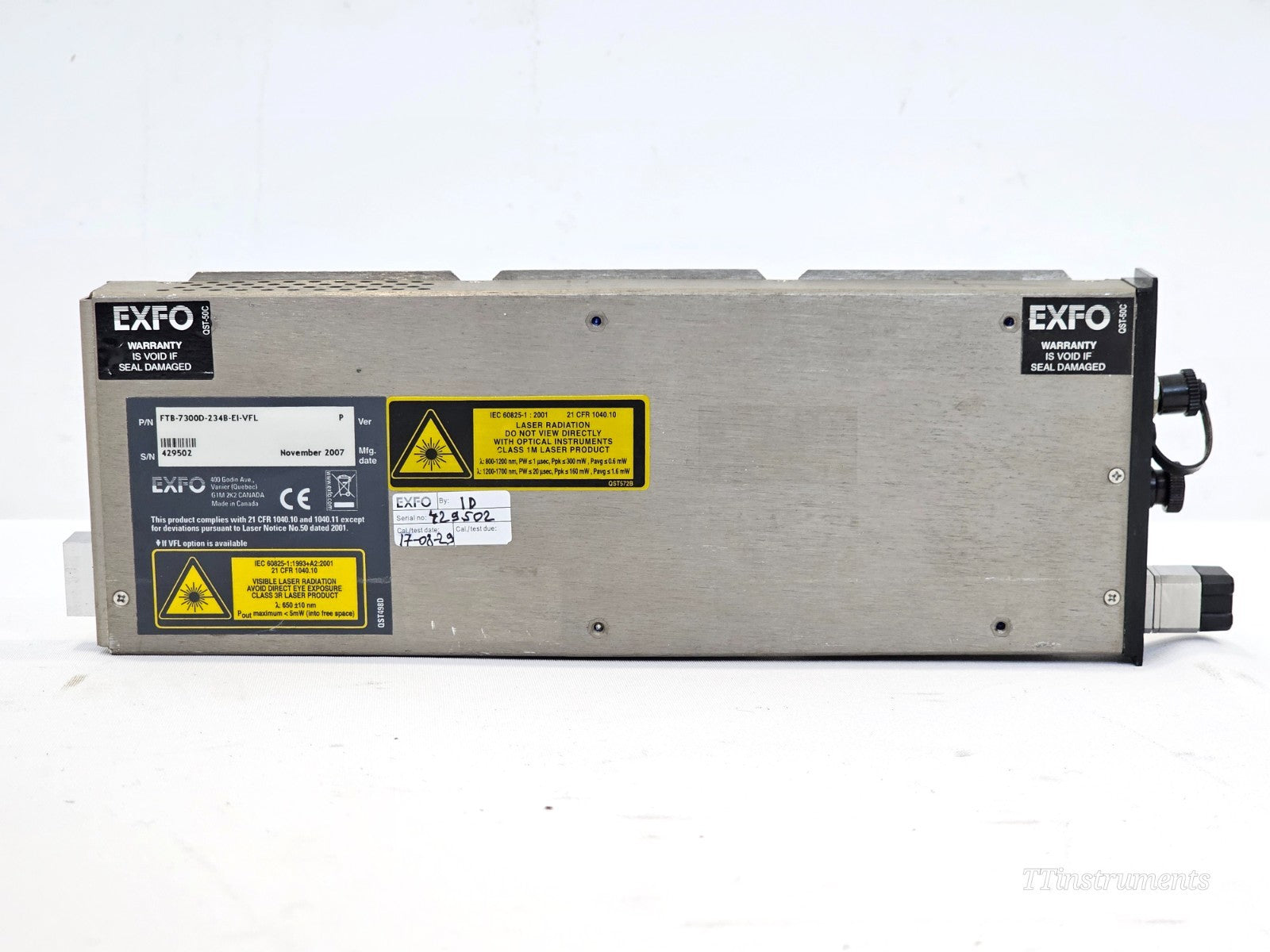 EXFO FTB-200 with FTB-7300D 1310/1550/1625 nm OTDR PC 38/37/35 dB FTB-7300D-234B