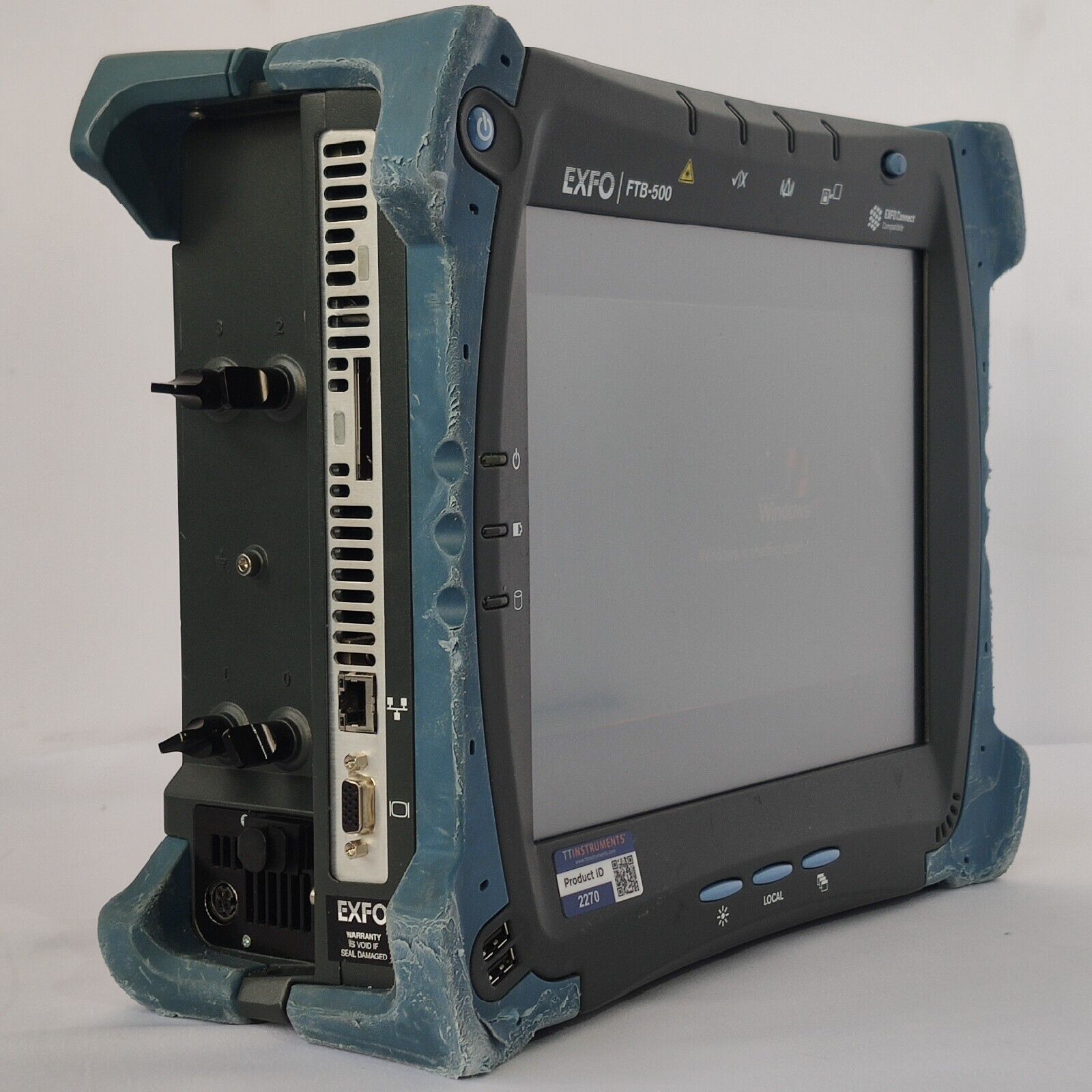 EXFO FTB-500 Mainframe w/ FTB-5240S-P OSA Optical Spectrum Analyzer 1250-1650 nm