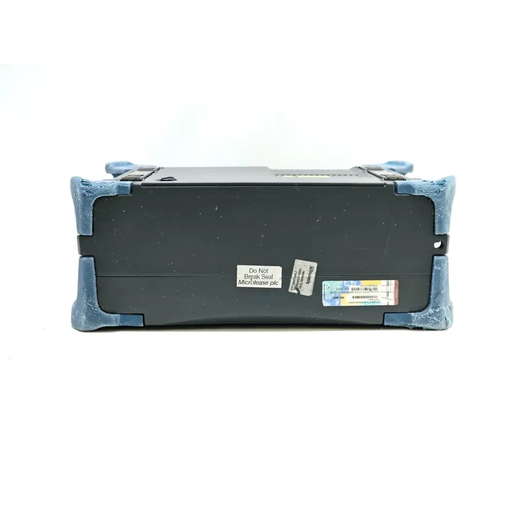 EXFO FTB-500 platform left side view with rubber bumpers and carry handle visible