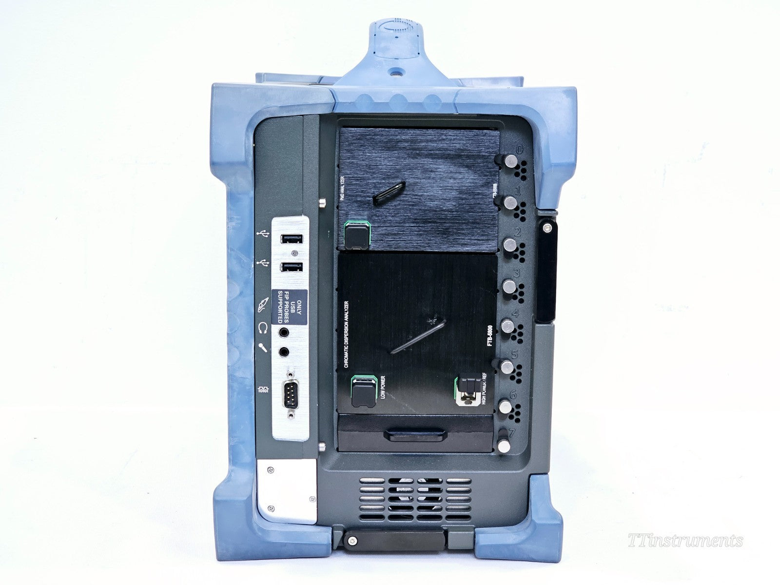 EXFO FTB-500 with FTB-5800 CD & FTB-5500B PMD Analyzer + FLS-5834A Light Source