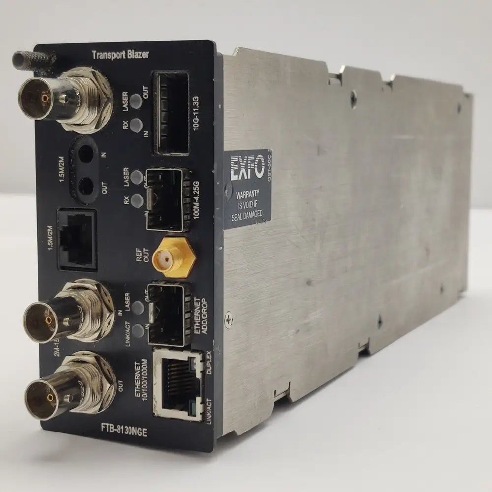 EXFO FTB-8130NGE module overview showing full unit condition and markings