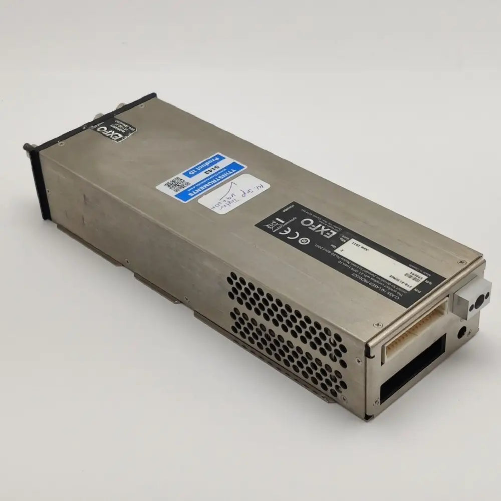 EXFO FTB-8130NGE 10G Ethernet tester module angled view showing build quality