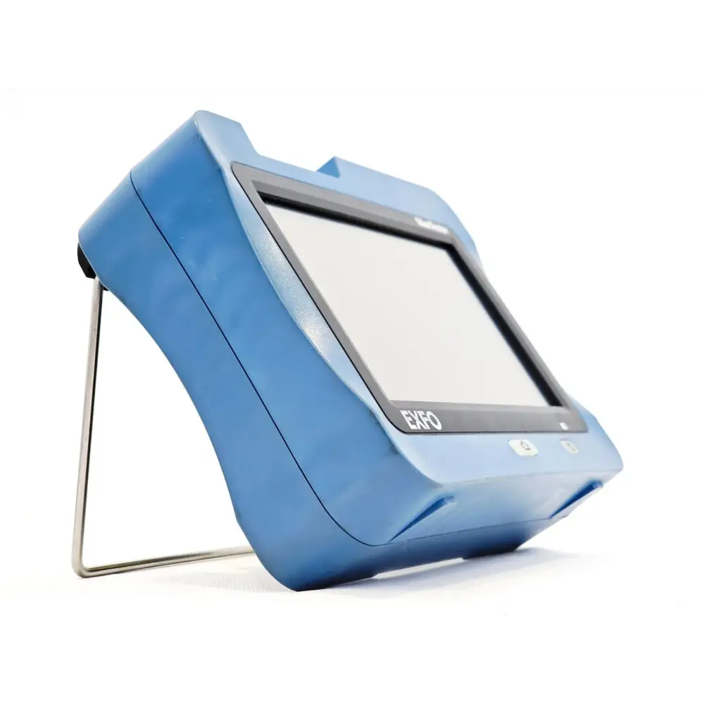 EXFO MAX-715B-M1 OTDR left side profile view with port and interface detail