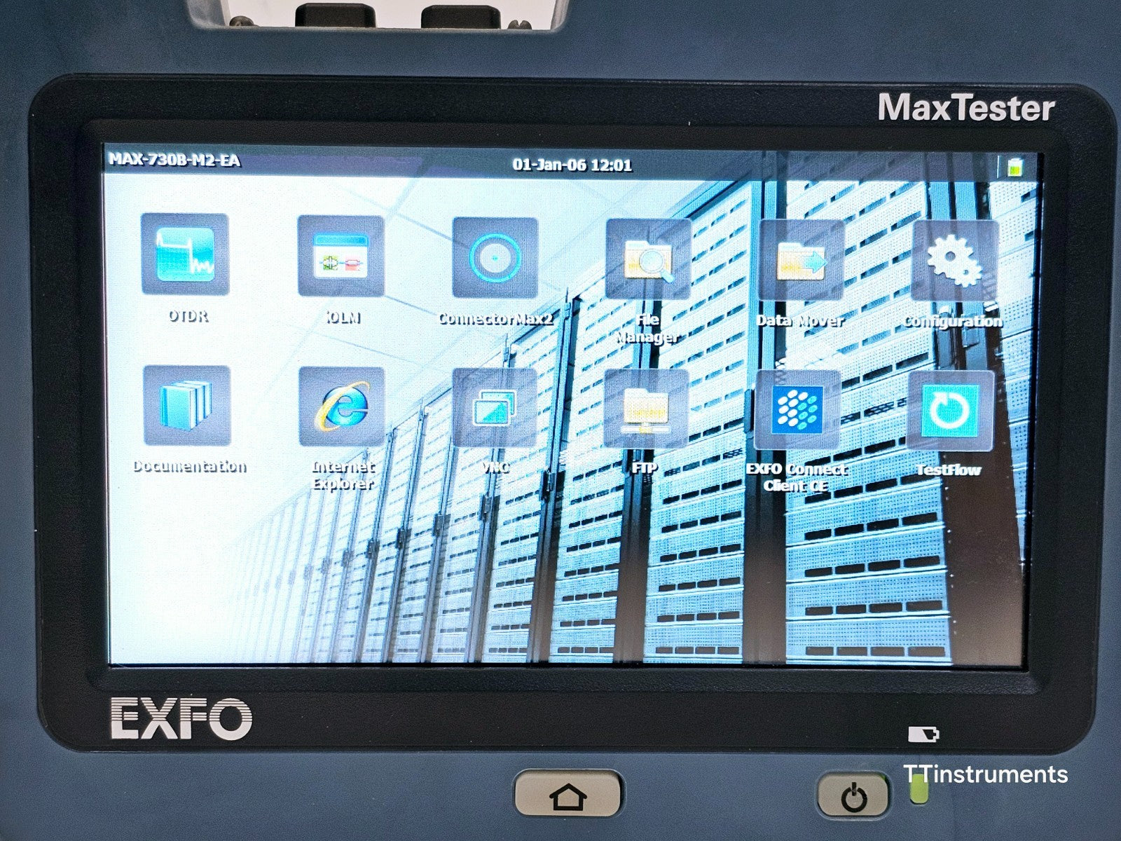 EXFO MAX-730B-M2 iOLM IADV MaxTester 1310/1550/1625nm Live PON/metro 39/37/37 dB